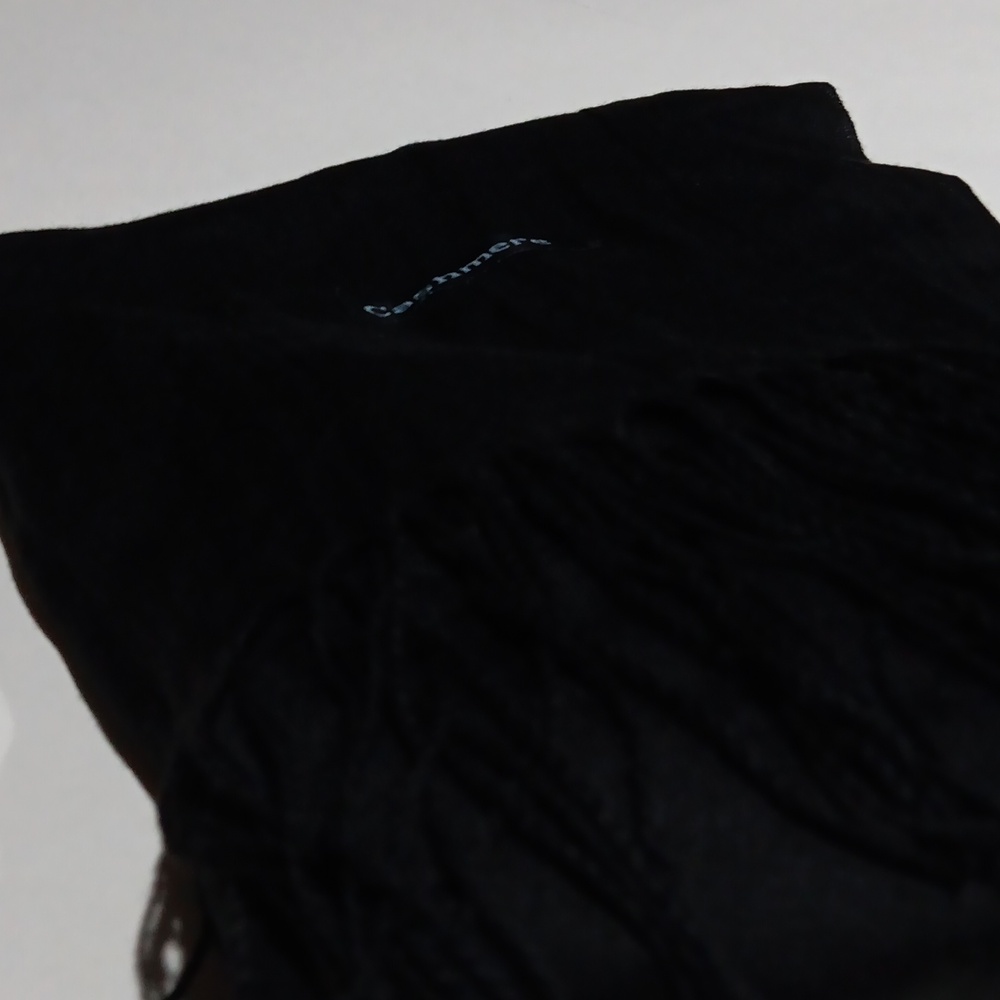 Large Black Scarf